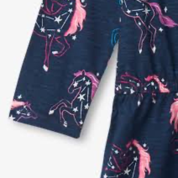 Hatley Pegasus Constellations Drop Waist Dress-Size 7 - Picture 8 of 8